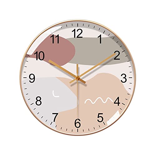Horloge murale silencieuse 10 pouces luxury nordic style moderne