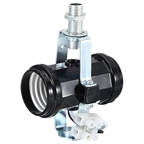 sourcing map E27 Double Base Bulb Socket Cover