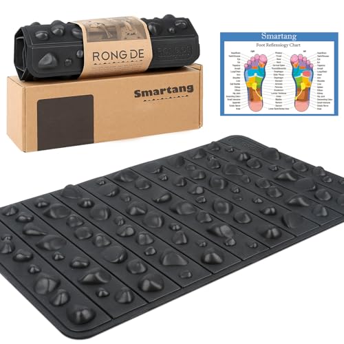 Smartrang High Elasticity Acupressure Mat, Foldable Particle Foot Massager, Pressure Point Pad for Relieve Foot Pain, Fasciitis