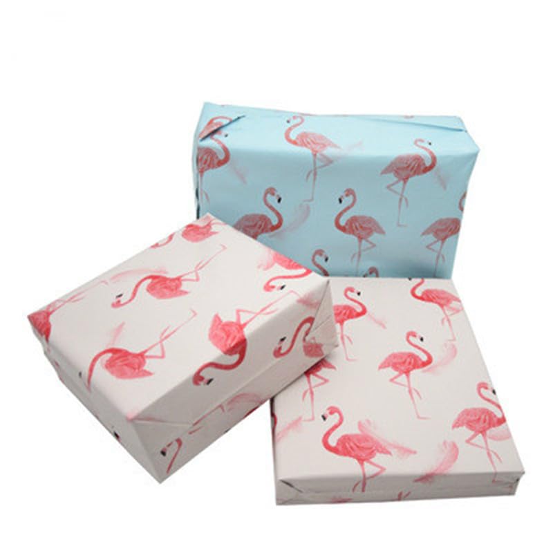 Bolsas de Plastico 50 unids/pack bolsas de correo flamenco bolsa de embalaje de logística gruesa bolsas de sobre bolsa de mensajería de dibujos animados bolsa de impresión personalizada (Color : Flam