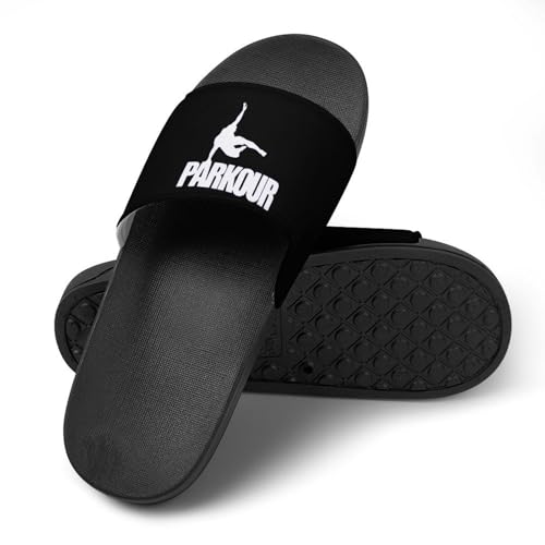 Parkour Sport House Slippers for Women Men Personalized Shower Shoes Sandals Slides4