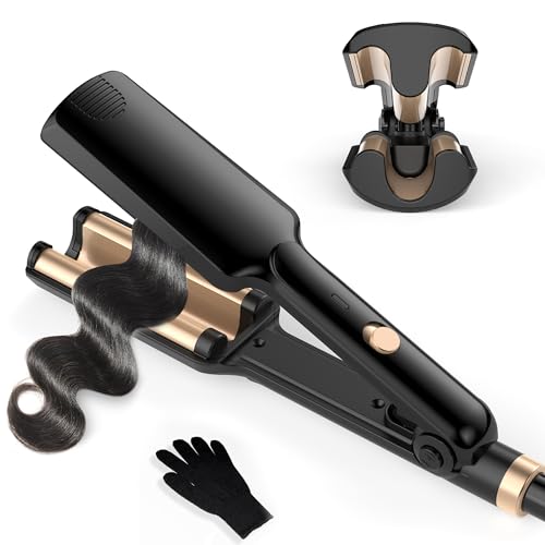 Welleneisen für Haare - UKLISS Pro Mini Welleneisen, 3 Fässer...