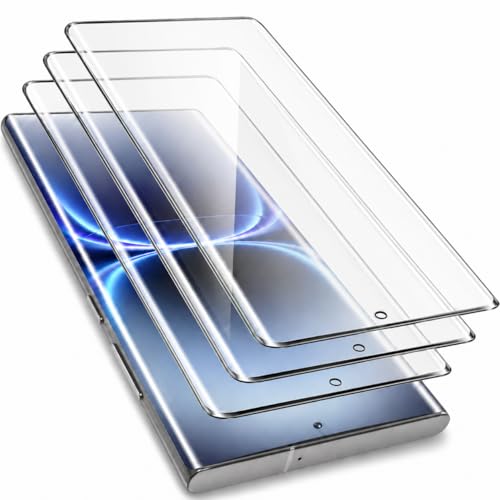 JZG 3 Pack for Samsung Galaxy S22 Ultra Screen Protector (6.80 inches), Support Fingerprint Unlock, 9H Hardness Tempered Glass Film, 3D Curved, Anti-Scratch, No Bubble