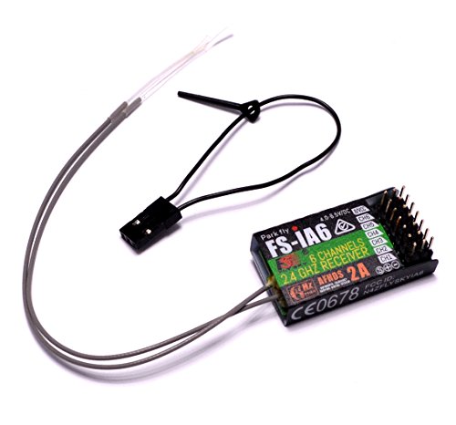 Flysky FS-iA6 2.4G 6 Channel Remote Control Receiver with Double Antenna Compatible Flysky i4 i6 i10 GT2E GT2F GT2G Transmitter RC210