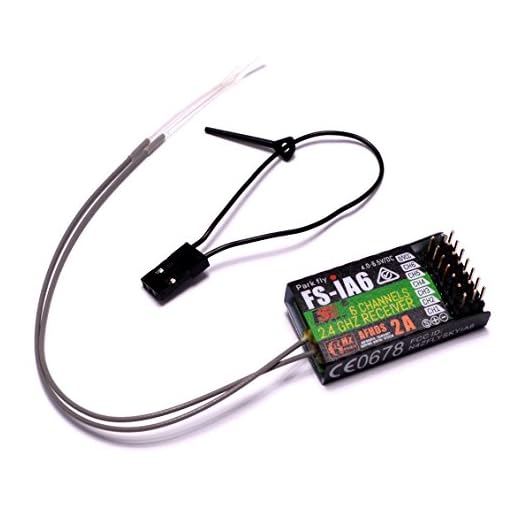 Flysky FS-iA6 2.4G 6 kanals fjärrkontroll mottagare med dubbel antenn kompatibel Flysky i4 i6 i10 GT2E GT2F GT2G sändare RC210