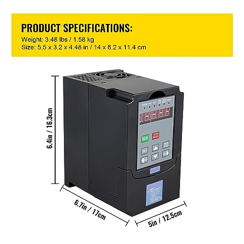 Evite vibraciones con el variador de frecuencia VFD de 3.0 kW para fresadora CNC de 220 V 3