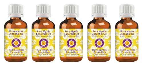 Huile essentielle de Myrte pure assainissante pour purifier l'air confiné lot de 5x100ml