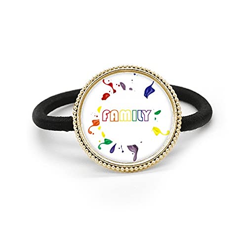 Bandeau LGBT en métal argenté premium au design drapeau arc-en-ciel ciselé