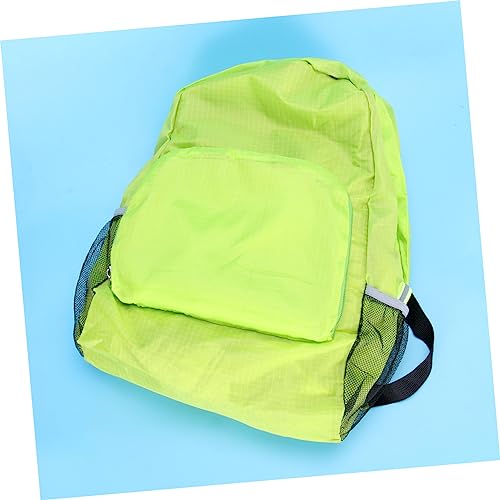 TOYANDONA Stylish Folding Backpack Outdoor Travel Bag for Men and Women Large Capacity Casual Zipper Rucksack Green for Hiking and Everyday Use4