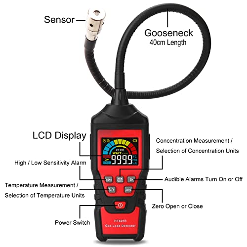 image for intendvision Gas Leak Detector Portable Combustible Gas Detector Gas A