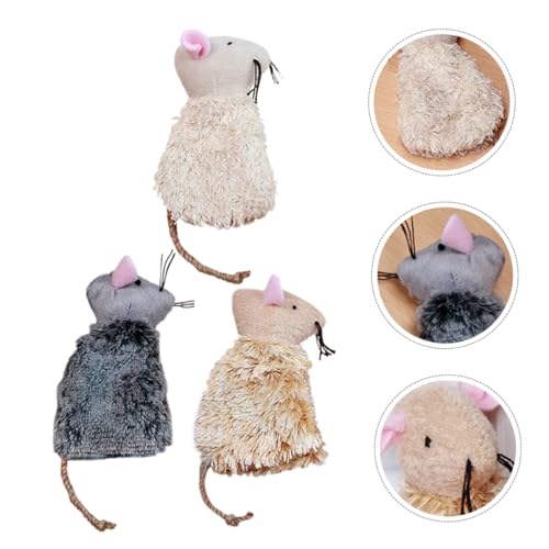 FONDOTIN 6 Unidades Brinquedo Gato Canguru Ratos Gatos Rato Brinquedo Para Gato Brinquedos Catnip En