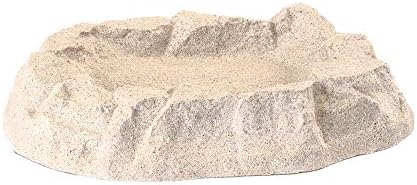 Birds Choice Rocky Mountain Ground Bird Bath - Great Water Source for Birds - 24.75"L x 17.5"W x 4.75"H