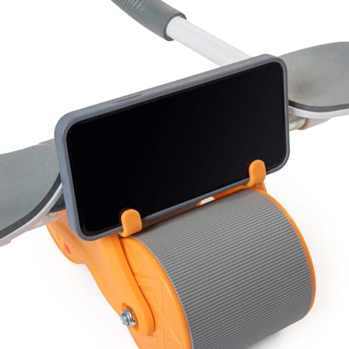 Roller Roda Abdominal Exercício Fitness Laranja Alma Genius
