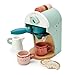 Tender Leaf Toys - Babyccino Maker - Wooden Coffee Machine Pretend Food Play Toy with Espresso Capsules and Cups - Made with Premium Materials and Craftsmanship - Age 3+
