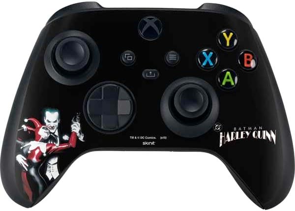 Skinit Decal Gaming Skin Compatible with Xbox Series X Bundle - Officially Licensed DC Comics The Joker Batman: Harley Quinn Cover #1 Art by Alex Ross. Piece Also Known as Tango with Evil Design