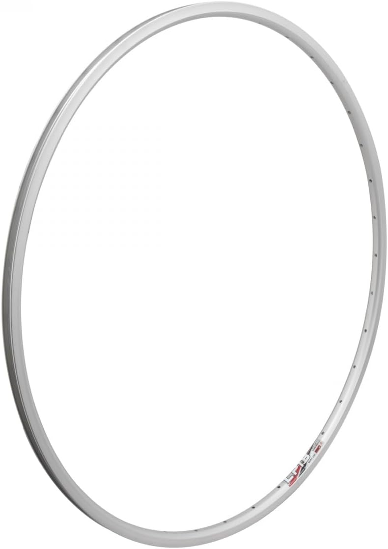 Weinmann LP18 27-Inch Silver Bicycle Rim | Lightweight Double Wall Alloy, 36-Hole, Tubeless-Ready for Road & City Cycling