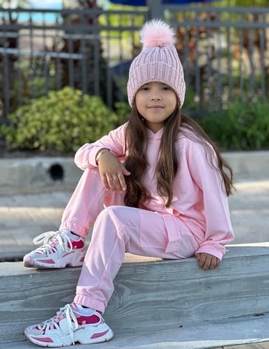 Arshiner 2 Pieces Outfits Girls Tie Dye Sweatsuit Pant Sets Long Sleeve Athletic Sweatshirts and Sweatpants with Pockets 6 41WSA8oBIeL. AC