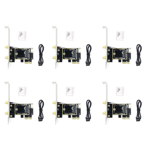 Carte adaptateur NGFF M.2 vers PCIE - Composant de connexion réseau sans fil pour ordinateur