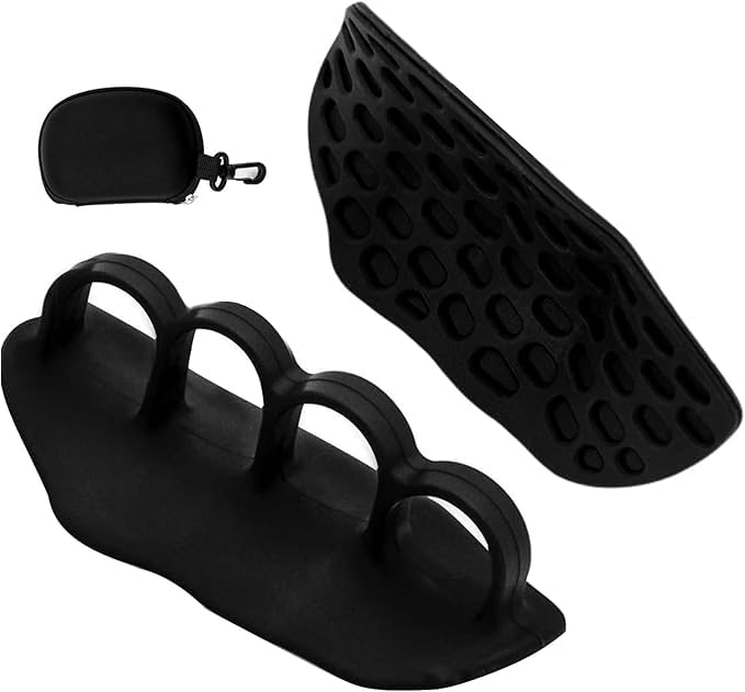 DMYIZZ Weight Lifting Grips Fingerless for Men Women Deadlifts, Ergonomic Hand Protector Gloves for Weight Lifting, Pull-Ups, Gym Training and Exercise Bodybuilding (New Black)