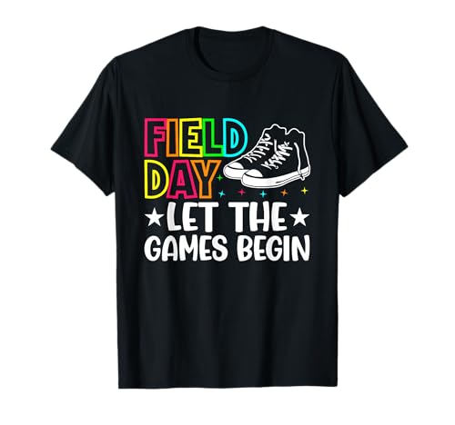 Field Day Let The Games Begin Kids Boys Girls Teachers T-Shirt