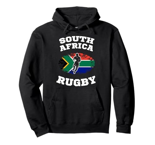 South African Flag Rugby Team Pullover Hoodie