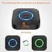 [Upgraded] 1Mii B06+ Bluetooth Receiver, Hi-Fi Wireless Audio Adapter, Bluetooth 5.2 Receiver with 3D Surround aptX HD aptX Low Latency for Home Music Streaming Stereo System