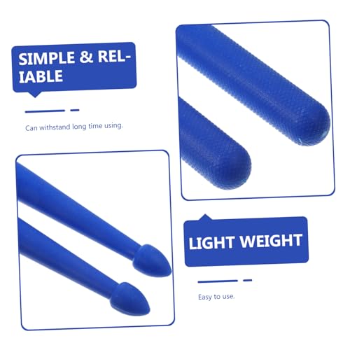 Baquetas Yardwe 5A de nailon antideslizantes para batería electrónica, práctica y actuación, 1 par miniatura 2