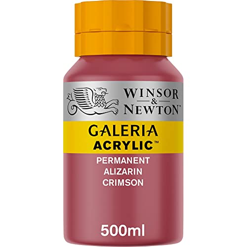 Winsor & Newton 2150466 Galeria Acrylfarbe, hohe Pigmentierung, lichtecht, buttrige Konsistenz, 500 ml Topf - Permanent Alizarinkarmesin Winsor & Newton 2150466 Galeria Acrylfarbe, hohe Pigmentierung, lichtecht, buttrige Konsistenz, 500 ml Topf - Permanent Alizarinkarmesin