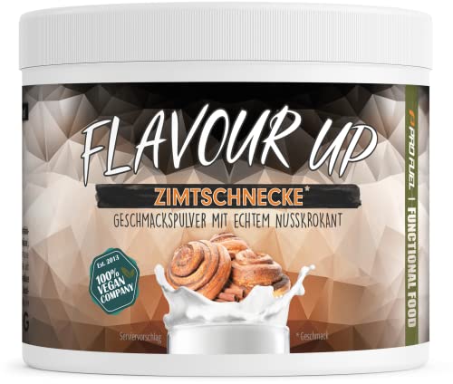 Geschmackspulver ZIMTSCHNECKE 250g - Leckerer Geschmack und Süße - nur 11 kcal pro Portion - Vielseitig einsetzbar für Lebensmittel & Getränke - Flavour Powder - FLAVOUR UP