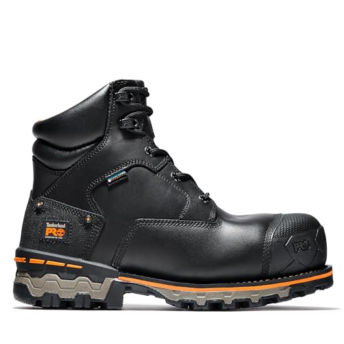 Timberland PRO Timberland PRO Men's Boondock 6 Inch Composite Safety Toe Waterproof Industrial Work Boot, Black-2024 New, 11