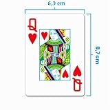 Copag cartes de poker plastique, lot de 2 jeux rouge et noir photo 6
