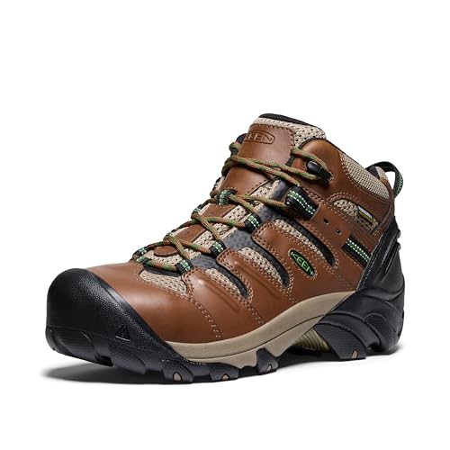 Image of KEEN Utility Men's Lansing Mid Height Steel Toe Waterproof Work Boots