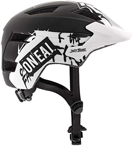 O'NEAL | Casco da Mountain Bike | Bambini | Enduro All-Mountain | Fodera  rimovibile, chiusura magnetica Fidlock, tessuto a rete | Rooky Youth Helmet  STIXX | Nero Bianco | Taglia XXS :