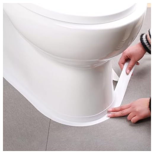 White Caulk Tape Self Adhesive Waterproof, Bathroom Peel & Stick Caulking Strip Floor Tile Wallpaper Toilet Tub Shower Wall Trim, DIY Project Renter Friendly Decor, Quick & Easy to Install in Minutes