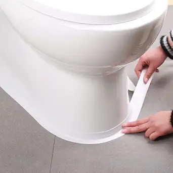 White Caulk Tape Self-Adhesive Waterproof Bathroom Sealant Strip