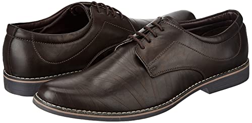 Image of Centrino Men Formal Shoes |Elegant Lace Up Derby for Business & Casual Wear | Premium Craftsmanship for a Stylish & Sophisticated Look | Cushioned Insole for All-Day Comfort & Support