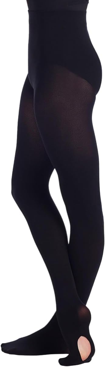 So Danca - Adult Mesh Seamed Convertible Tights, Ultra Soft, Ballet, Dancewear 85% Nylon / 15% Spandex - TS96