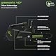 Greenworks GD40TCS Akku Kettensäge mit bürstenlosem Motor, 25 cm Blattlänge, 12 m/s Kettengeschwindigkeit, 2,4 kg, automatischer Kettenschmierung, Rückschlagschutz OHNE 40V Akku & Ladegerät