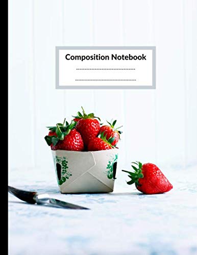 Composition Notebook: Wide Ruled Pretty Paper Notebook Journal : Fresh Fruit Wide Blank Lined Workbook For Boys Teens Kids Students Girls For Home ... Notes (Composition Notebook Fresh fruit)