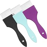 ARTIBETTER 3 Stück Haarfärbepinsel mit Abs Griff und Weichen Nylonborsten für Präzise Haarfärbeanwendung zu Hause und Selbstgemacht Frisuren Zufällige Farbe