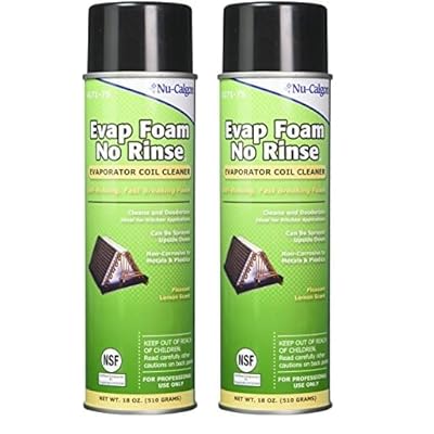 Nu-Calgon 4171-75 Evap Foam No Rinse Evaporator Coil Cleaner، 18 oz. عبوة 2