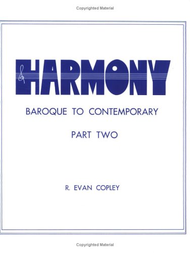 Harmony: Baroque to Contemporary Un Ouvrage Académique de Référence