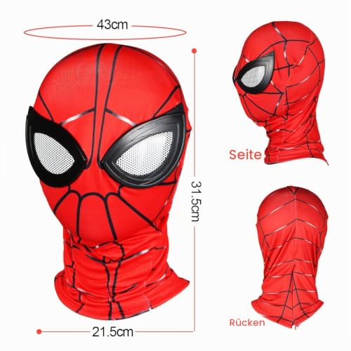 Philoctes Helden Costume Maske für Kinder, Cosplay Kostüme Maske Kinder für Karneval, Halloween, Kostümparty, Weihnachten… – Ansicht 2