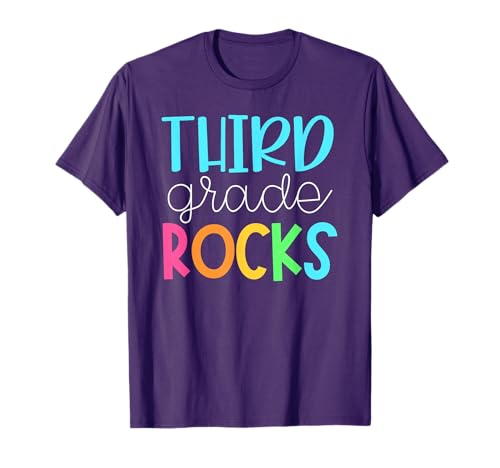 Third Grade Teacher Team Shirts - 3rd Grade Rocks T-Shirt