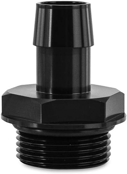 Mishimoto MMFT-16ORB-34BK -16ORB to 3/4" Hose Barb Aluminum Fitting