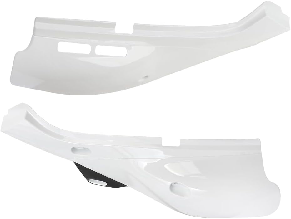 Left Right Side Panels Fairing Cover Set Compatible with Honda XR650L (Shasta White) 1993-1999 / Compatible with Honda XR650L (Ross White) 2000-2021