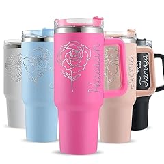 40oz Birth Month Flower