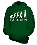 Candymix – Chuleta de madera Evolución del hombre – Unisex niños con capucha sudadera Verde verde oscuro 1-2 Años