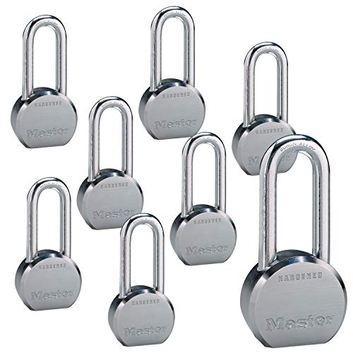 Master Lock - (8) Candados de alta seguridad Pro Series con llave igual 6230NKALH-8 con tecnología BumpStop