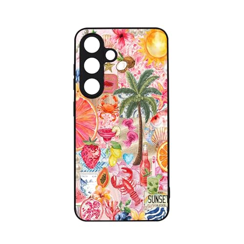 qizjio Summer Phone Case Shockproof Protective Collage Phone Cover for Samsung Galaxy S25